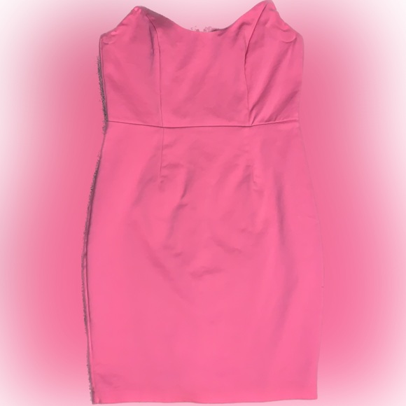 Stevie Sweetheart Mini Dress in Pink - Picture 2 of 4